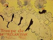 Henri  Toulouse-Lautrec, Miss Eglantine's Troupe